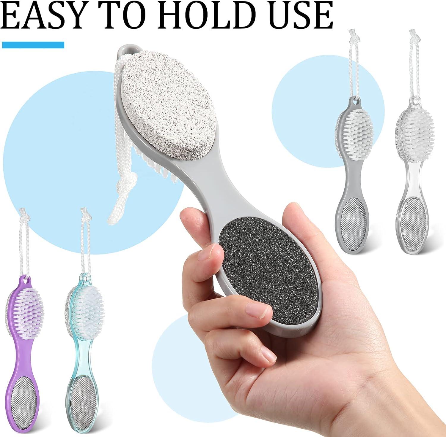 4 in 1 Pedicure Tool Callus Remover Brush – Complete Foot Care Solution